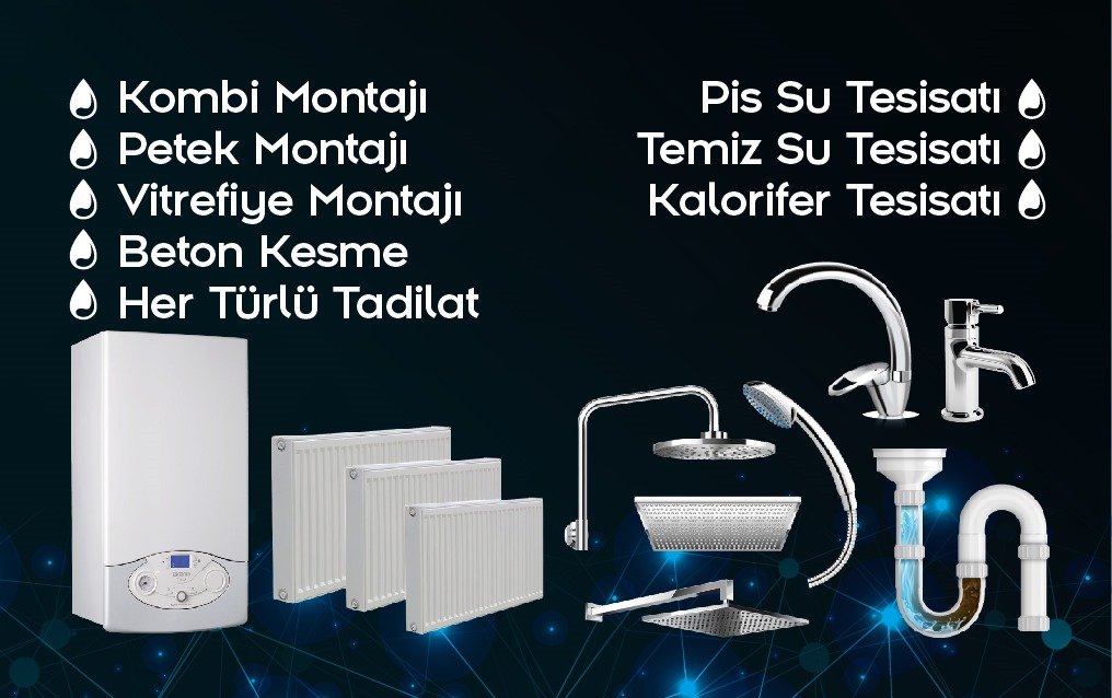 HAK Tesisat kombi, petek, temiz su ve pis su tesisatı hizmetleri